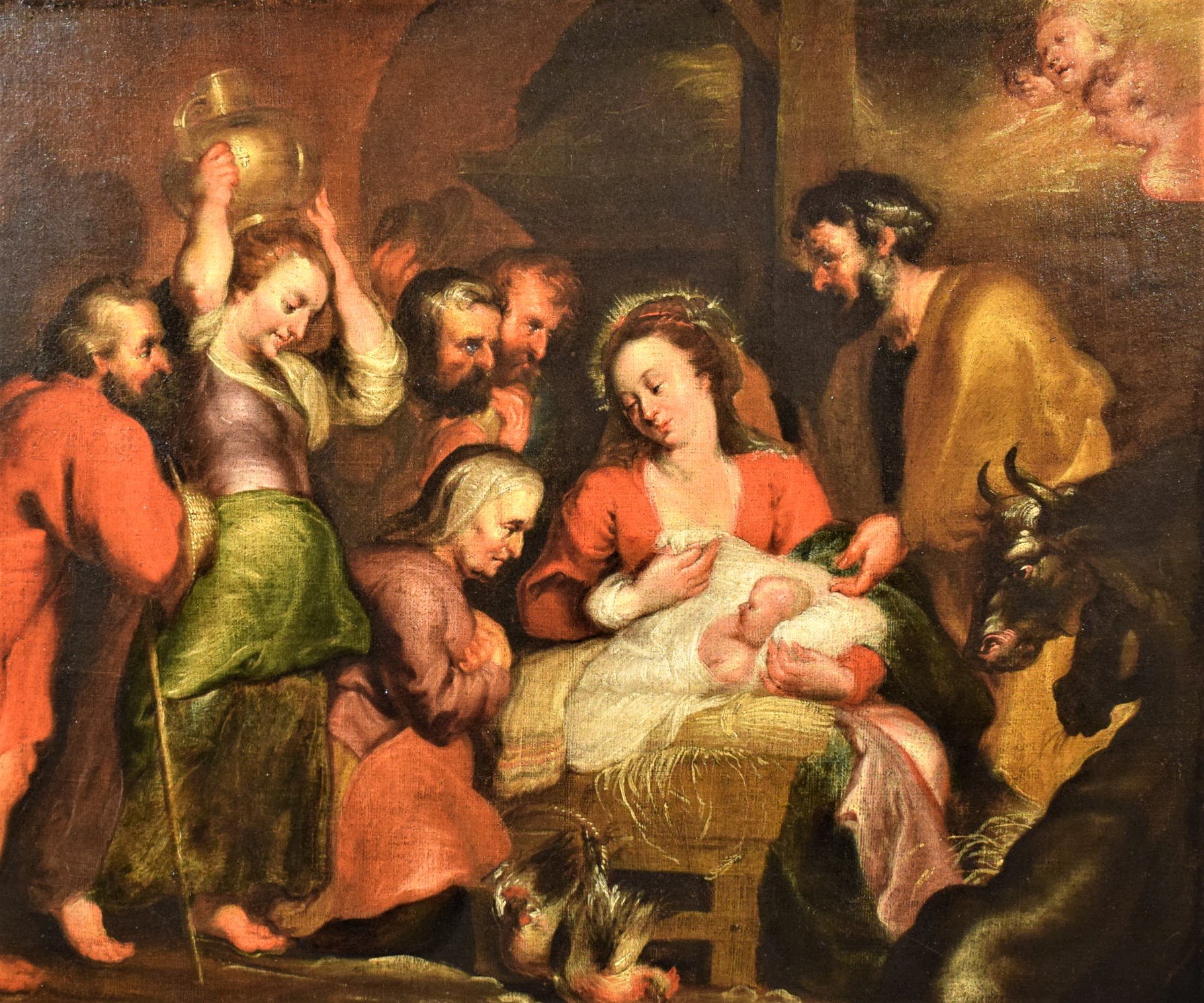 Natività e Adorazione dei Pastori,  XVII secolo